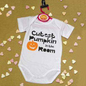 Cutest pumpkin in the room met achtergrond