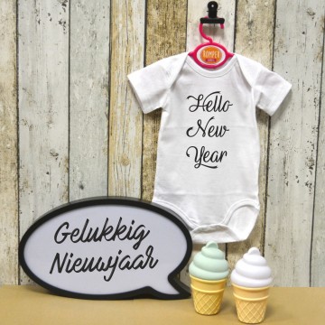 Hello new year background