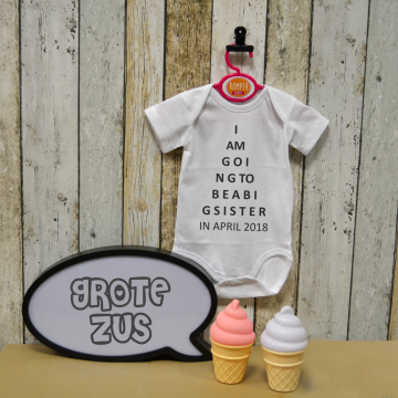 I am going to be a big sister