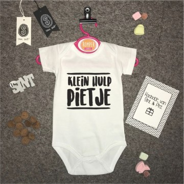 Klein hulp pietje met achtergrond