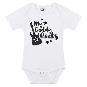 My daddy rocks gitaar