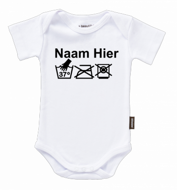 Naam met wasvoorschriften