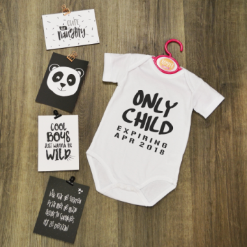 Only child expiring met achtergrond