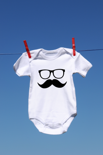 Romper   bril en snor met achtergrond