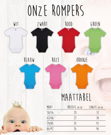 Romperexpress   kleuren en maattabel rompers lr 42