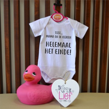 Sst mama en ik kijken helemaal het einde ma